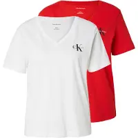 Calvin Klein Jeans Lv047c906g Kurzarm-t-shirt Mit V-ausschnitt 2 Einheiten