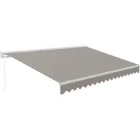Oviala Markise 2,50 x 2 m mit Halbkasten beige - Brehat