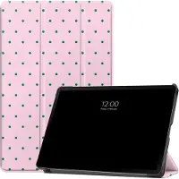 IMoshion Design Trifold Klaphülle für das Samsung Galaxy Tab S9 11.0 Zoll / S10 Lite / S10 FE / S9 FE 10.9 Zoll - Happy Dots