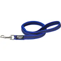 Julius-K9 Rubberized Leash With Handle 20 Mm Blau 200 cm