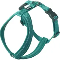 Hurtta Casual Y-Geschirr peacock (petrol), Größe: 70 - 80 cm