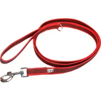 Julius-K9 Rubberized Leash With Handle 20 Mm Rot 200 cm