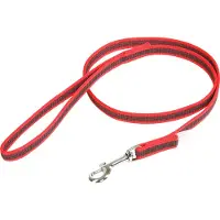 Julius-K9 K9 C&G line,rød/grå,14mm/1,8m,m/håndt,max 30kg