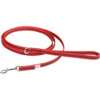 Julius-K9 Rubberized Leash With Handle 14 Mm Rot 200 cm
