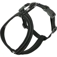 Hurtta ECO Casual Y-Geschirr raven (schwarz), Größe: 70 - 80 cm