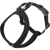 Hurtta Casual Y-Geschirr raven (schwarz), Größe: 50 - 60 cm