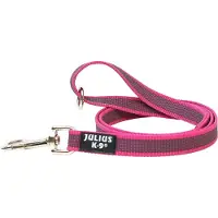 JULIUS K-9 Rubberized Leash With Handle 20 Mm Rosa 200 cm