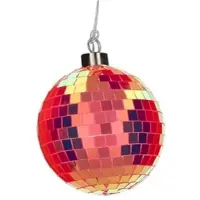 G&c Disco LED Kugel 10cm neon orange