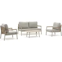 DCB Groupe 5-Sitzer Gartenlounge-Set – Greige