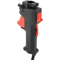 Lixada 26 mm Rasentrimmer-Griff, Schalter, Gashebel, Seilzug, Zubehör für Motorsensen, Werkzeuge