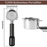 OEM Handfilter für CM5418, handliches Filtergerät mit 3 Ösen und Sieb, geeignet für 3700Essential und 5418Pro, Filterhalter aus Edelstahl.