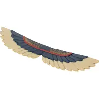 LEGO 1x Figuren Zubehör Flügel 1x12 blau beige Feder für Mumie pha005 93250pb01