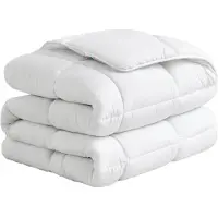 Mammoet - Bettdecke - Willow - 240 x 200 cm - 400 gsm – Wärmeklasse 2 – Winterdecke – Hypoallergen – Flammhemmend - Weiß