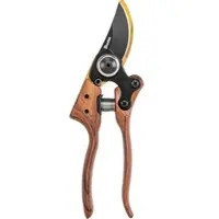 Bradas Gartenschere Bypass SK5 20mm Rosenschere für Blumen und Sträucher Titanbeschichtung Aluminiumgriffe Astschere Handsekator KT-V1039