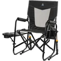 GCI Stowaway Rocker W/Sidetable dark charcoal