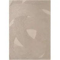 Ted Baker Wollteppich "Victoria" rechteckig 18 mm Höhe Naturteppich Wolle, Hoch-Tief-Design, Wohnzimmer, Schlafzimmer