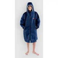 Dryrobe Advance Long Sleeve Kids 10-13 Surf Poncho navy grey Gr. Uni