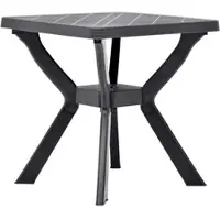 Furnicato Bistrotisch Anthrazit 70x70x72 Cm Kunststoff