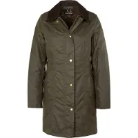 Barbour Belsay Waxjacke Damen Olive EU 42/ UK 16