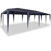 vidaXL Möbel Pavillons & Partyzelte - Blau - CLORIS Party-Zelt Blau 800x400x266 cm Polyethylen und Stahl,19.15 Kg - 569492