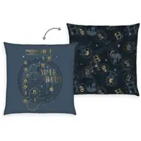 Herding Harry Potter Soft-Velboa Kissen - blau