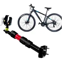 Markenlos Fahrrad Anhänger Kupplung aus Stahl - Lastenhalterung für Tretroller - Wetterfester Fahrradanhänger Anschluss für Outdoor, Camping, Pendeln, Einkaufen, Reisen, Sport und Unterwegs