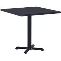 Furnicato Gartentisch Schwarz 80x80x75 Cm