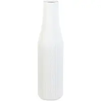 VIVANNO Bodenvase Vertigo 20 cm x 20 cm x 80 cm Skandiweiß