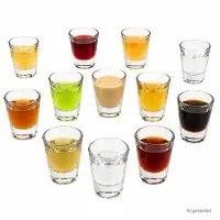 MamboCat 12er Set Wien Schnapsgläser 2cl aus Glas - 1006084 (Onis Whisky)