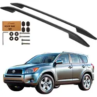 Erkul Dachreling TOYOTA RAV-4 SUV 2006-2013 Schwarz Aluminium Solide Langlebig