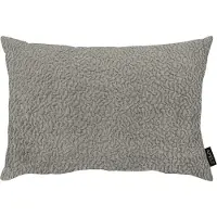Apelt Dekokissen "Toulouse", grau (grau, unifarben), B:45cm H:10cm L:35cm, Chenille, Polyester, Dekokissen_Sitzkissen_Kissenhüllen, Dekokissen, Chenille mit 3D Effekt