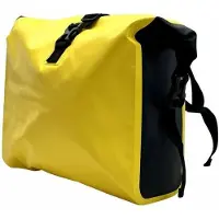 OEM Wasserfeste Fahrradtasche mit Gepäckträger, PVC-Schalen, geeignet für Wohn-Work-Verkehr, allgemeine Güter und Zubehör für Mountainbikes/Rennräder, gelb.