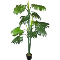 OEM Naturkunstige Waaierpalm - Hausdeko - Natürliches Ambiente - 160 cm - Grün
