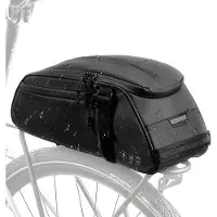 OEM Wasserfeste Fahrradtasche für E-Bikes, 8L Rucksacktasche, schwarz, mit Schultergurt für Pendelverkehr