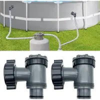 OEM Ersatzkleppen für oberirdische Schwimmbeckenfilterpumpen - 2 Stück