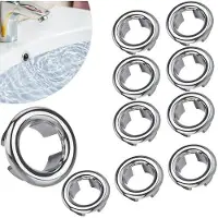 OEM Wasserhahn-Abdeckung - 10 Stück - Wasserhahn-Rosetten-Abdeckung - Wasserhahn-Abdeckung für Badewanne/ Küche/ Waschbecken/ Wasserhahn-Abdeckung