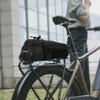 OEM Wasserabweiches, tragbare Fahrradtas für den Gepäckträger, mit verstellbarer Schultergurte und mehreren Fach für Fahrradzubehör.