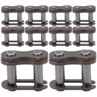 OEM Bike Kettingsschloss - Master Links - Fahrradkette Reparatur - Aus Gussstahl - 10 Stück - Schwarz