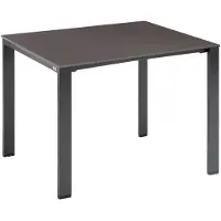 Kettler Tisch Set Float Anthrazit Gestell 95 x 95 und Anthrazitplatte 95 x 95