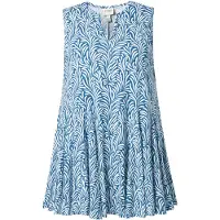 Ulla Popken Shirt in denimblau | Gr.: 50-52