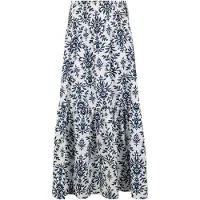 Apricot Maxirock "Maxirock mit Ikat-Print" und Stufen