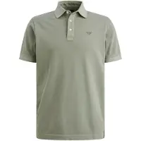 PME Legend Poloshirt "Short sleeve polo pique garment dyed" mit Logo Stickerei