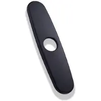 OEM Küchenhahnabdeckung 25 cm (10 Zoll) für Ein- oder Dreigang-WC- oder Küchenhähne - Schwarz