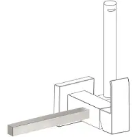 Tres Handtuchhalter Beidseitig installierbar (Ref 00612301AC, 00612302AC) , 03412402AC 03412402AC