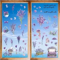 OEM Lavendel und Dekorations-Stickers mit violetten Schmetterlingen für Küche, Schlafzimmer und Wohnzimmer