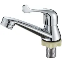 OEM Nieuw koudwaterkraan voor wastafel, keuken en badkamer, 1/2 inch, roestvrij staal, nieuw