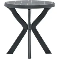 Furnicato Bistrotisch Anthrazit Ø70 Cm Kunststoff