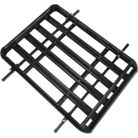 StarTech.com Dachkorb für SUV - Universal-Gepäckkorb - 140 x 99–135 cm - Aluminium/Stahl - 150 kg Traglast - Für integrierte Dachreling - Schwarz