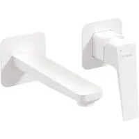 Deante Design Waschbeckenarmatur, Unterputzmontage - bianco
