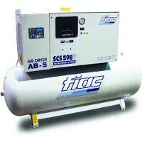 Fiac Flüsterkompressor SCS 300 lt – AB598 5,5 PS 300 Liter, mit Kältetrockner